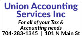 Union Accounting Services Inc. Sponsorship Banner